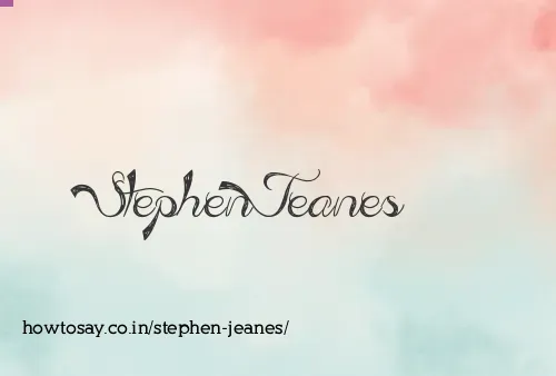 Stephen Jeanes