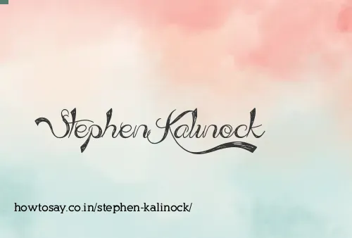 Stephen Kalinock