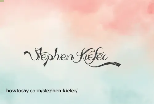 Stephen Kiefer