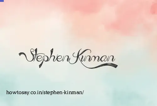 Stephen Kinman