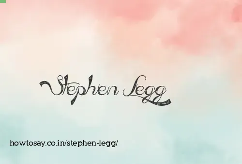 Stephen Legg