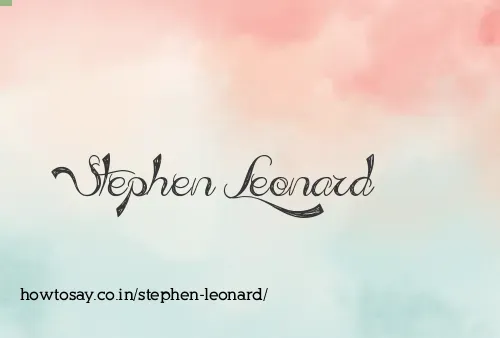 Stephen Leonard