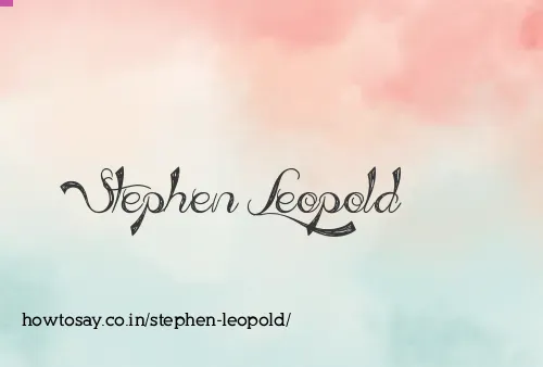 Stephen Leopold