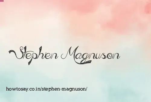 Stephen Magnuson
