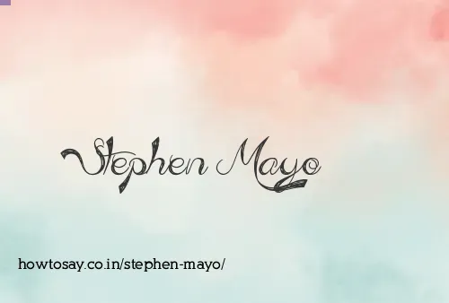 Stephen Mayo