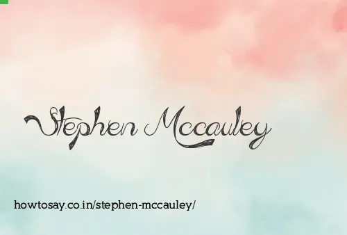 Stephen Mccauley