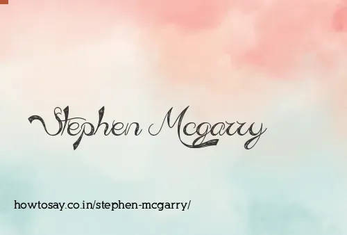 Stephen Mcgarry