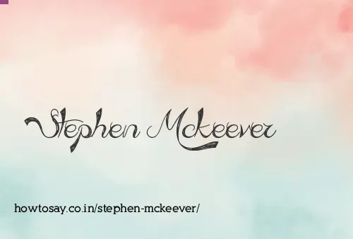 Stephen Mckeever