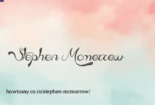 Stephen Mcmorrow