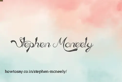 Stephen Mcneely