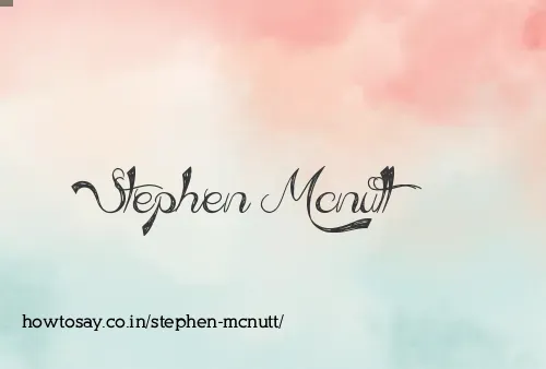 Stephen Mcnutt