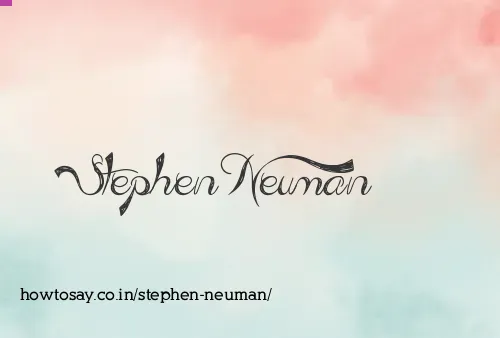 Stephen Neuman