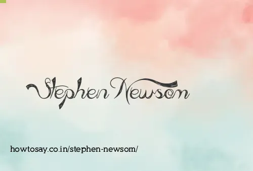 Stephen Newsom