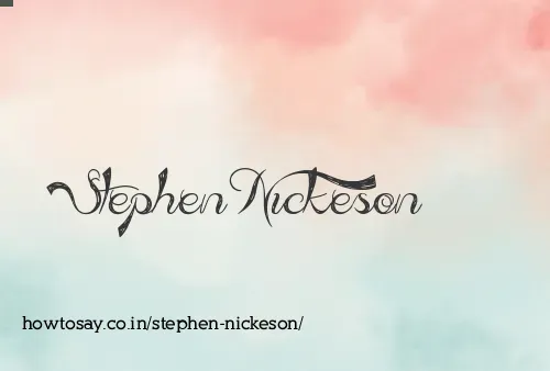 Stephen Nickeson