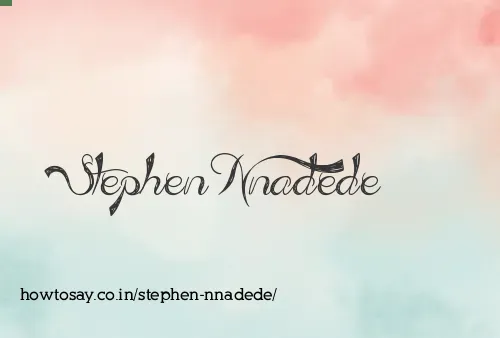 Stephen Nnadede