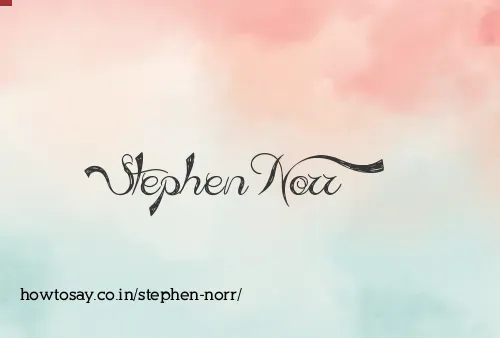 Stephen Norr