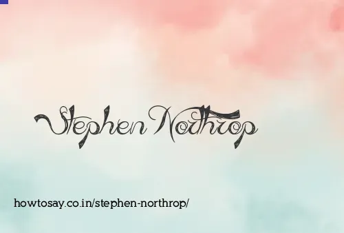 Stephen Northrop