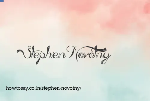 Stephen Novotny