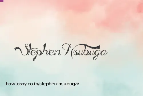 Stephen Nsubuga