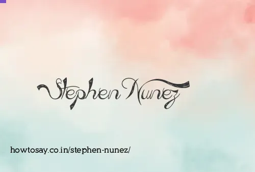 Stephen Nunez