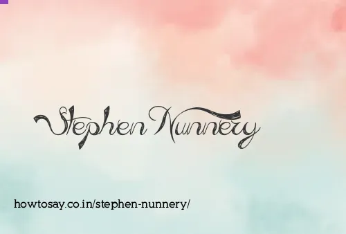 Stephen Nunnery