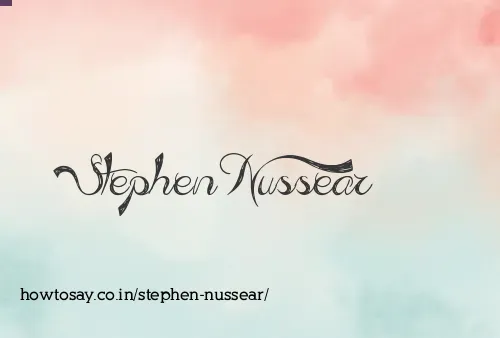 Stephen Nussear