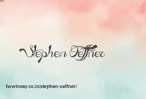 Stephen Oeffner