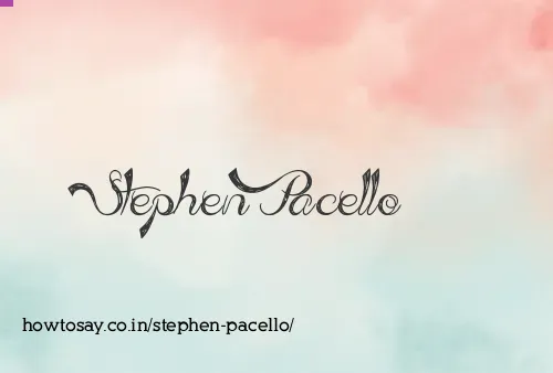 Stephen Pacello