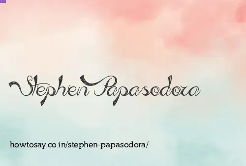 Stephen Papasodora
