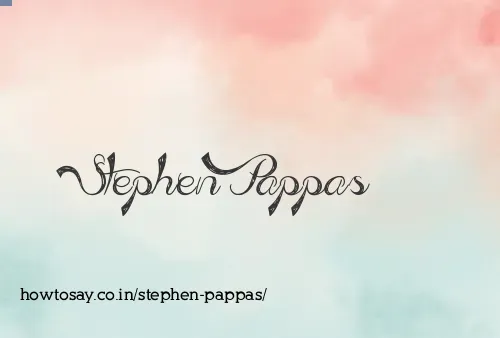 Stephen Pappas