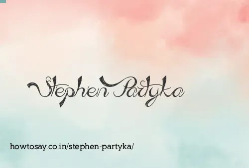 Stephen Partyka