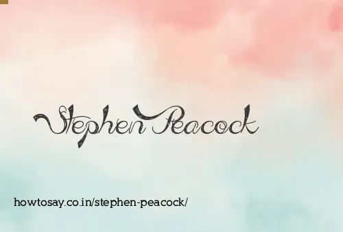 Stephen Peacock