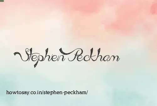 Stephen Peckham