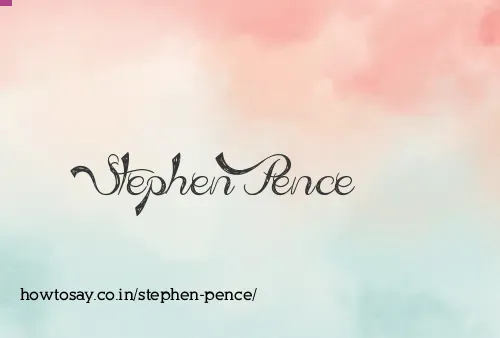 Stephen Pence