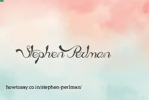 Stephen Perlman