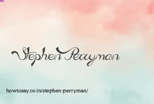 Stephen Perryman