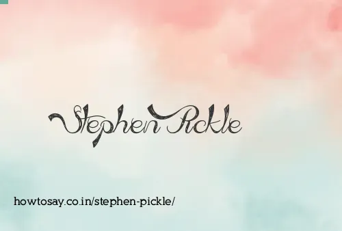 Stephen Pickle