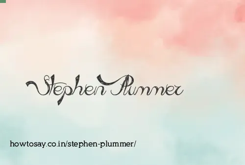 Stephen Plummer