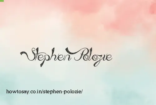 Stephen Polozie