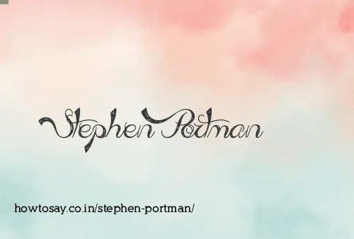 Stephen Portman