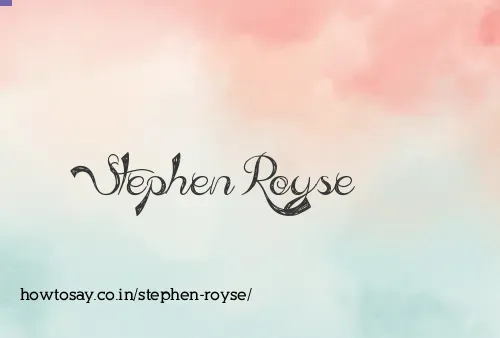 Stephen Royse