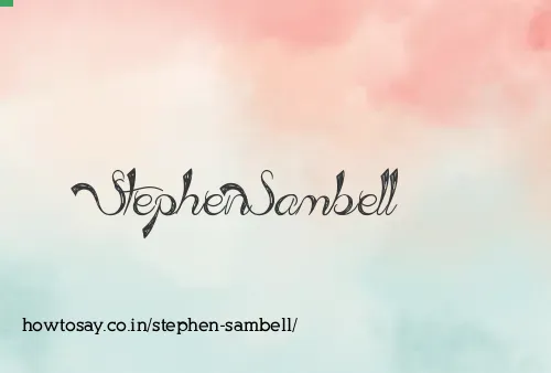 Stephen Sambell