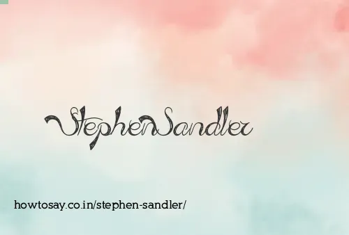 Stephen Sandler