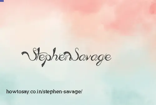 Stephen Savage