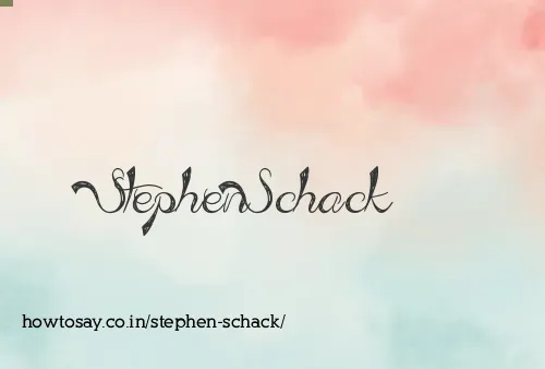 Stephen Schack