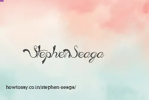 Stephen Seaga