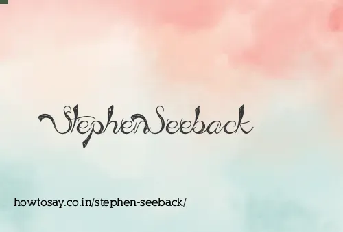Stephen Seeback