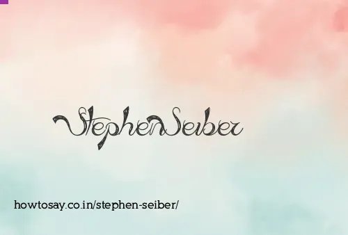 Stephen Seiber
