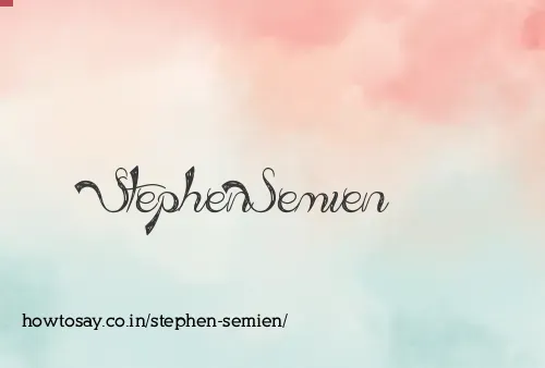 Stephen Semien