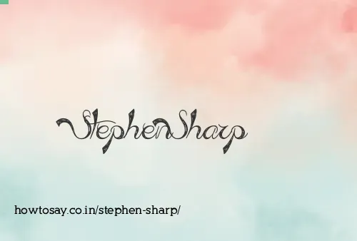 Stephen Sharp